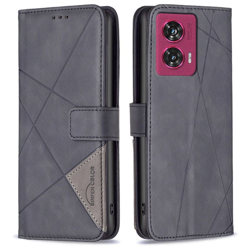 Etui Folio Motorola Edge 50 Fusion Geometria Binfen Color