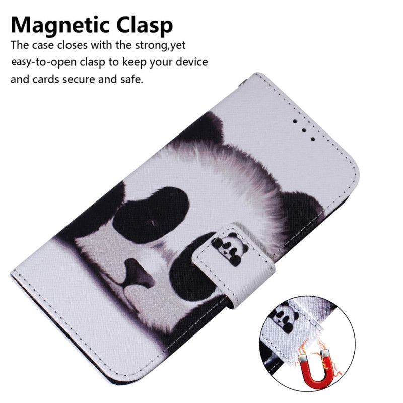 Etui Folio Motorola Edge 50 Fusion Panda