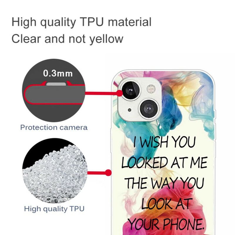 Etui Do Iphone 13 Chciałbym Żebyś Na Mnie Spojrzał