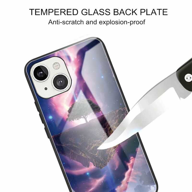 Etui Do Iphone 13 Drzewo Świata Ze Szkła Hartowanego