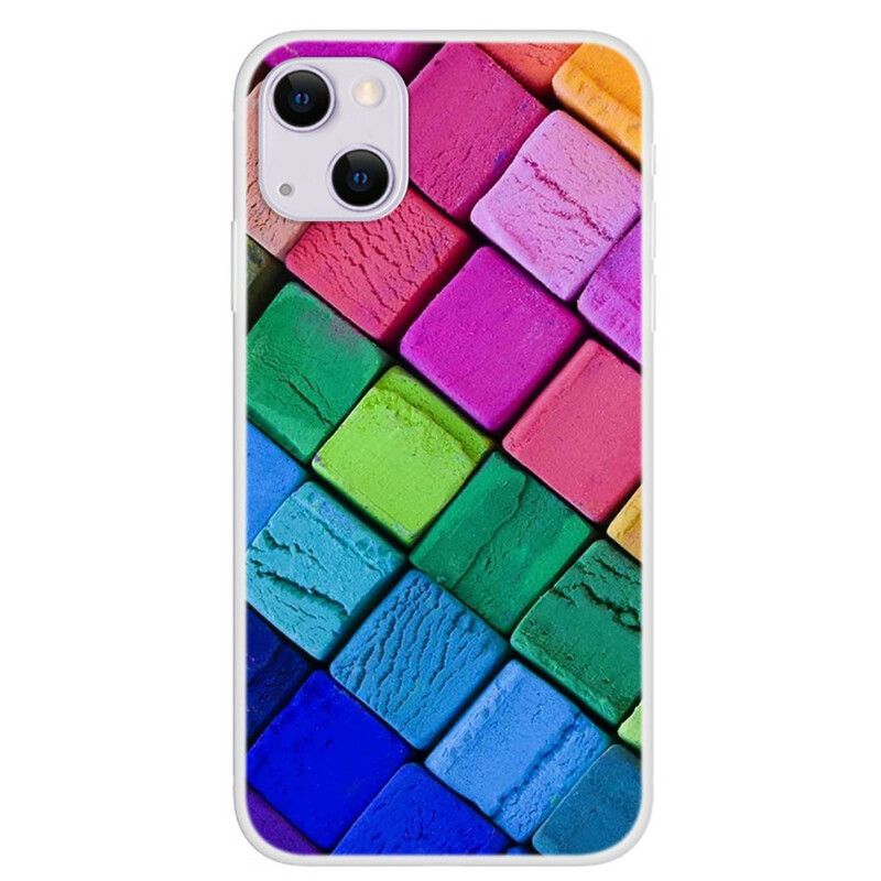 Etui Do Iphone 13 Kolorowe Kostki