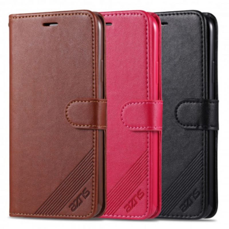 Etui Folio Do Iphone 13 Azns Efekt Skóry