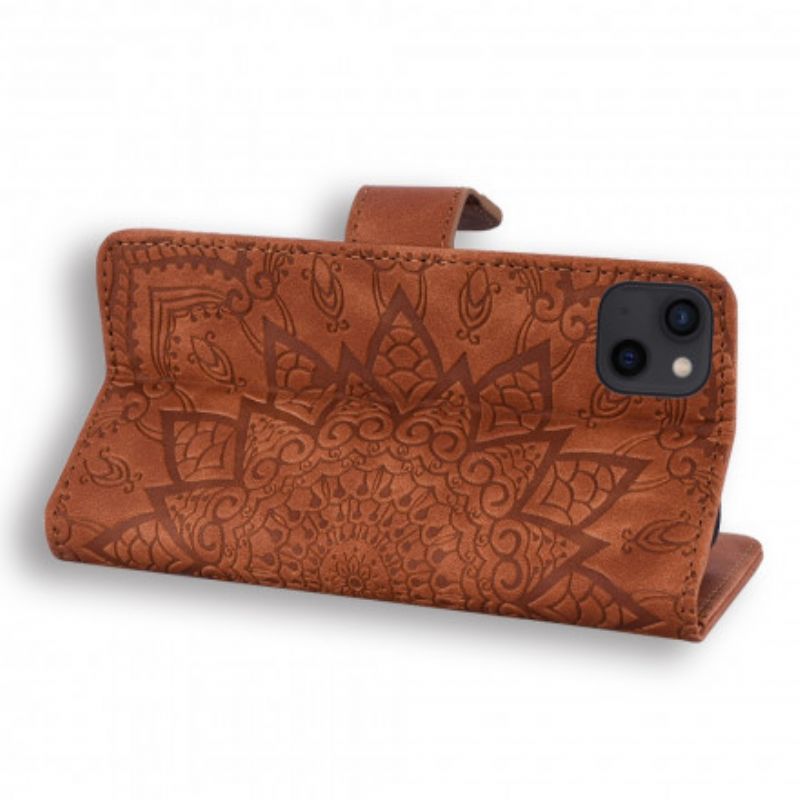 Etui Folio Do Iphone 13 Barokowa Mandala