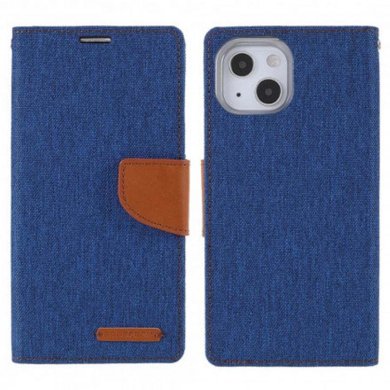 Etui Folio Do Iphone 13 Bicolor Mercury Goospery Fabric