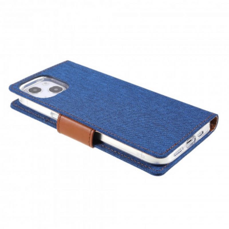 Etui Folio Do Iphone 13 Bicolor Mercury Goospery Fabric