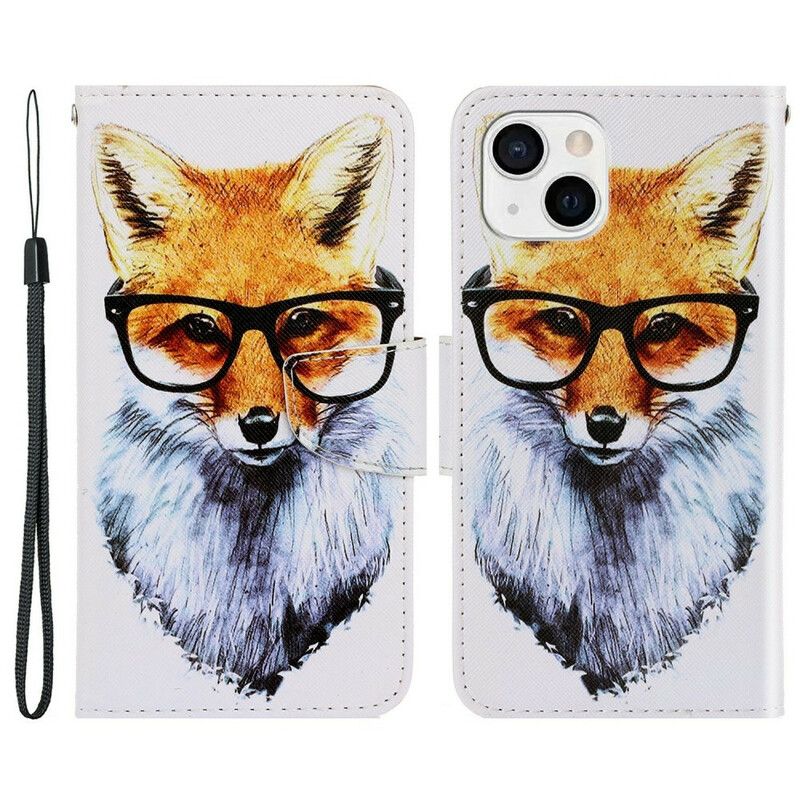 Etui Folio Do Iphone 13 Brainy Fox Z Paskiem