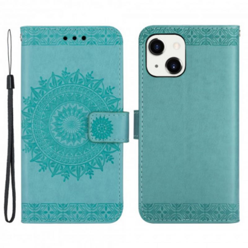 Etui Folio Do Iphone 13 Mandala Wybierz Z Paskiem