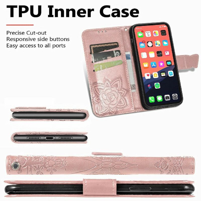 Etui Folio Do Iphone 13 Pół Motyle