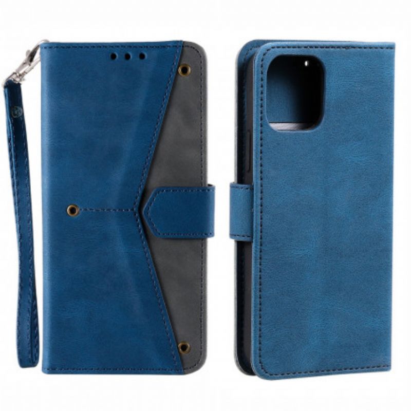 Etui Folio Do Iphone 13 Szwy Dotykowe