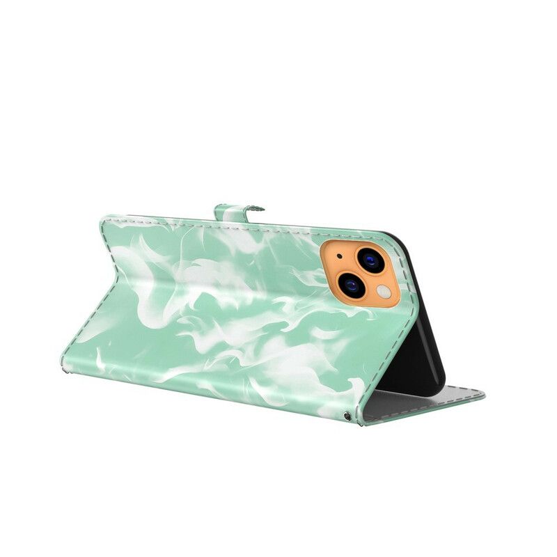 Etui Folio Iphone 13 Abstrakcyjny Wzór Etui Ochronne