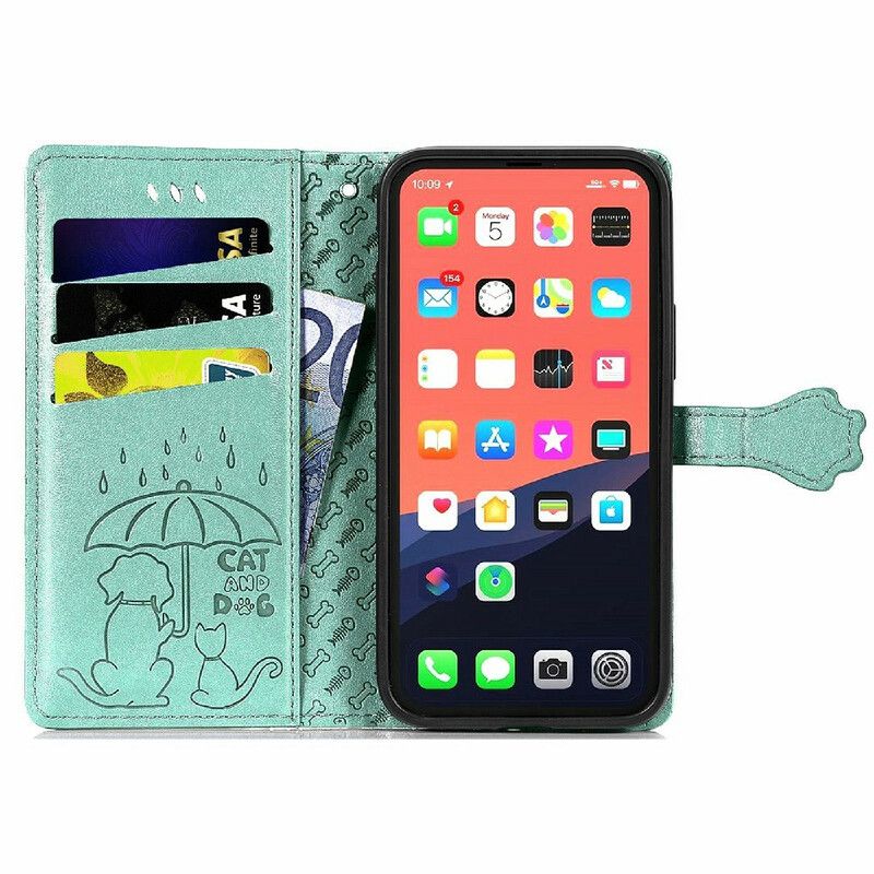 Etui Folio Iphone 13 Animowane Zwierzęta