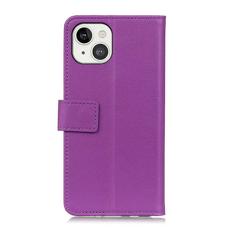 Etui Folio Iphone 13 Klasyczny Efekt Skóry Etui Ochronne