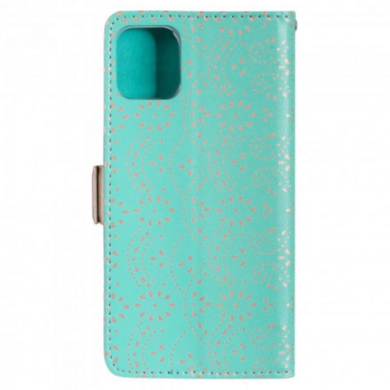 Etui Folio Iphone 13 Koronkowa Torebka Na Monety Etui Ochronne