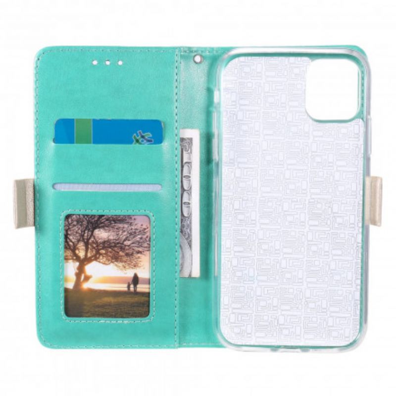 Etui Folio Iphone 13 Koronkowa Torebka Na Monety Etui Ochronne