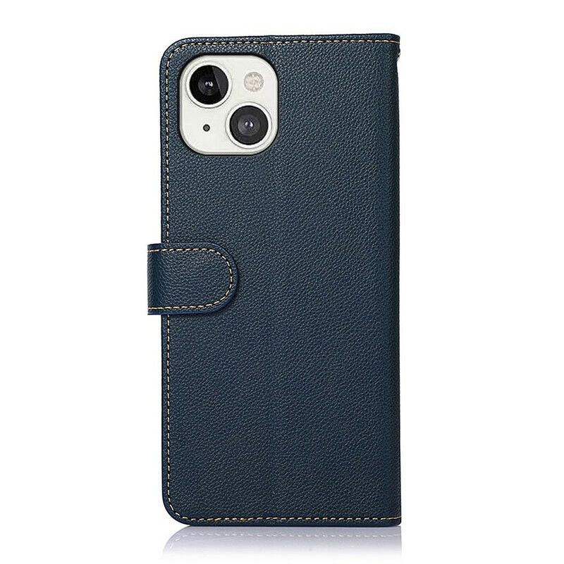 Etui Folio Iphone 13 Lychee Style Rfid Khazneh