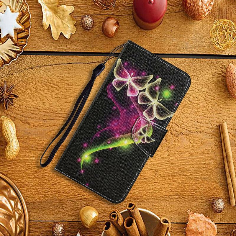 Etui Folio Iphone 13 Magiczne Motyle Etui Ochronne