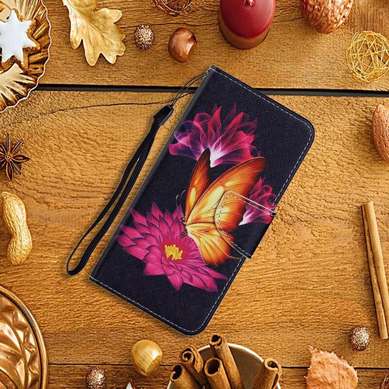 Etui Folio Iphone 13 Motyl I Lotos Etui Ochronne