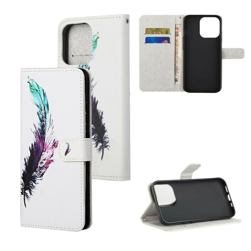 Etui Folio Iphone 13 Pasek Pióro