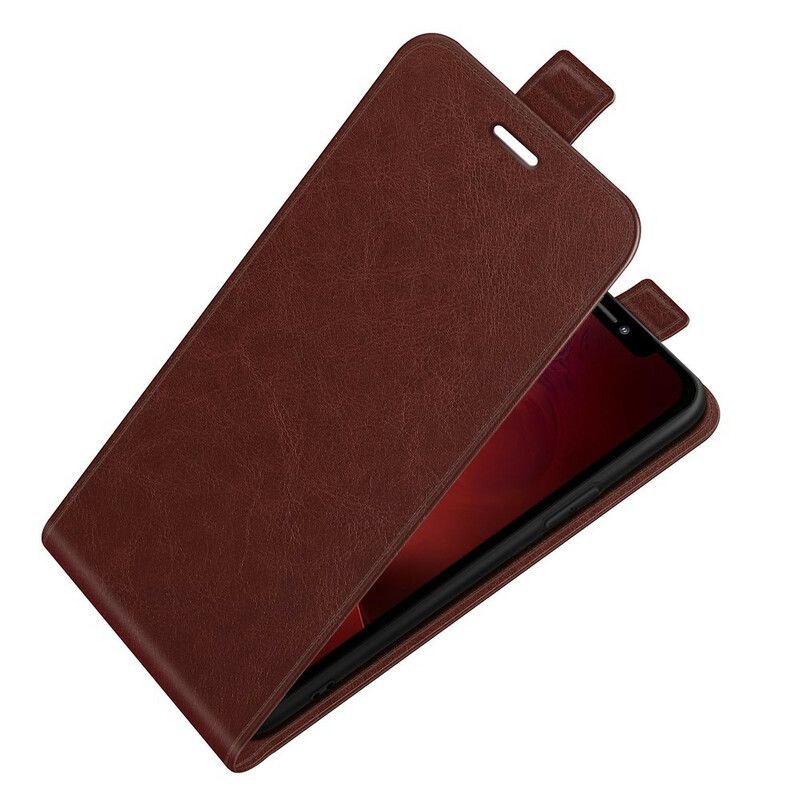 Etui Folio Iphone 13 Pionowa Klapa Z Efektem Skóry