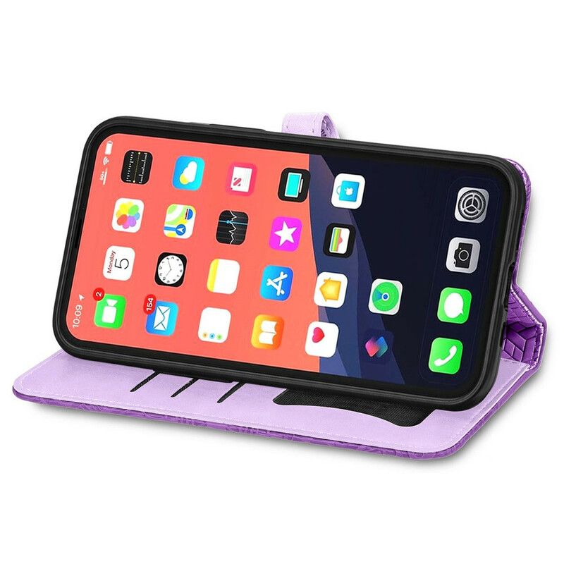 Etui Folio Iphone 13 Plemienne Liście Etui Ochronne