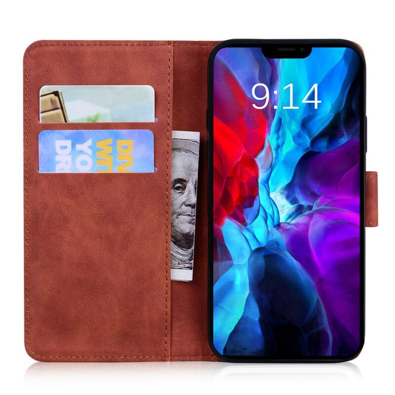 Etui Folio Iphone 13 Styl Skórzany Couture Etui Ochronne