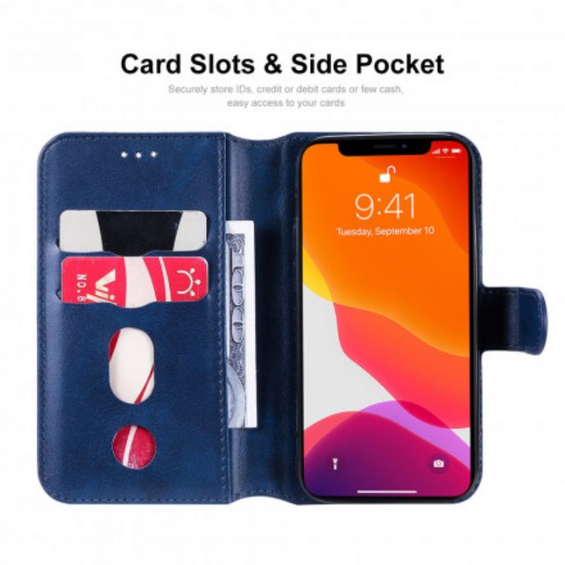 Etui Folio Iphone 13 Sztuczna Skóra Enkay Etui Ochronne