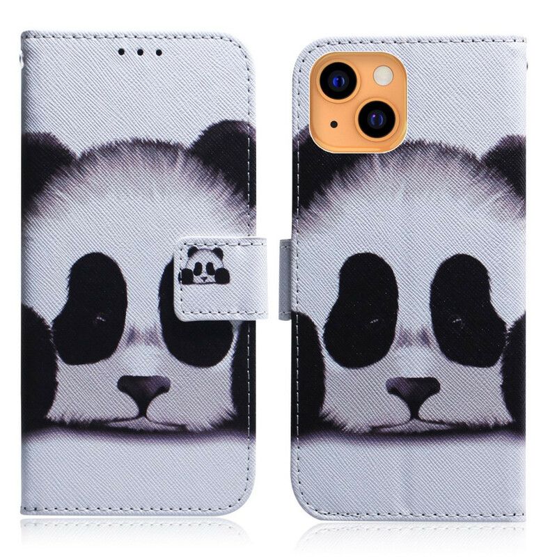 Etui Folio Iphone 13 Twarz Pandy Etui Ochronne