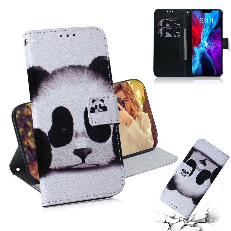 Etui Folio Iphone 13 Twarz Pandy Etui Ochronne