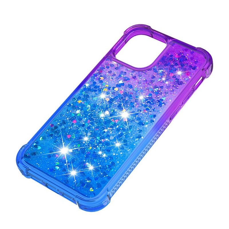 Etui Iphone 13 Brokatowe Kolory