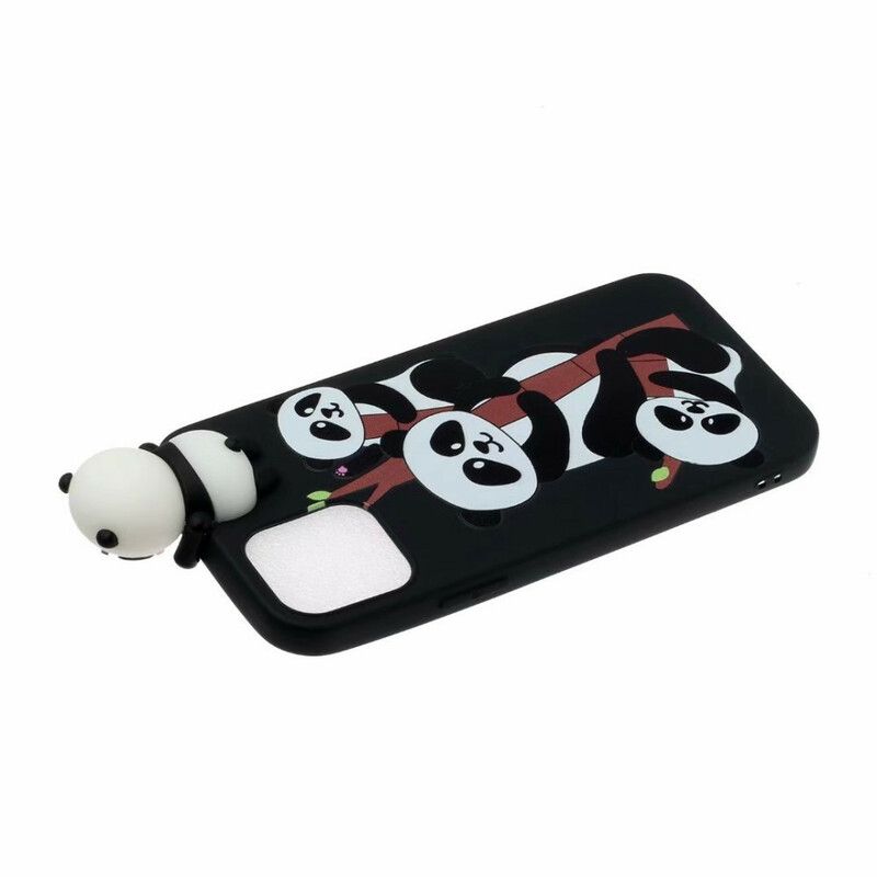 Etui Iphone 13 Pandy Na Bambusie 3d