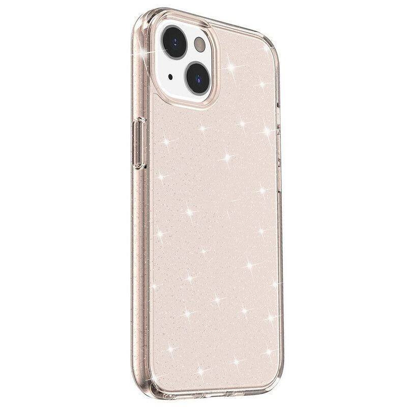 Etui Iphone 13 Przezroczyste Cekiny