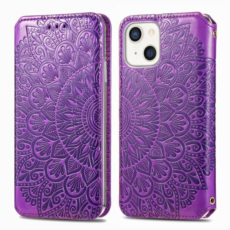 Flip Kotelot Iphone 13 Mandala Etui Ochronne