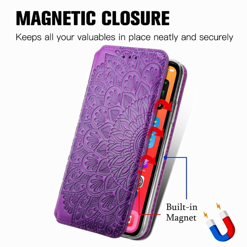 Flip Kotelot Iphone 13 Mandala Etui Ochronne