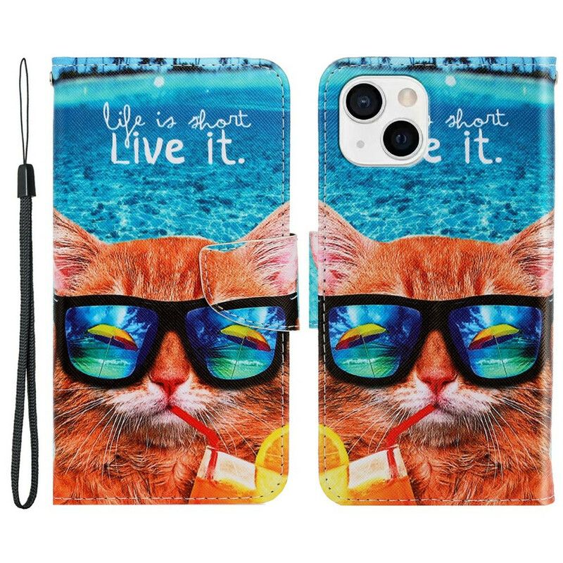 Obudowa Iphone 13 Etui Na Telefon Cat Live It Strappy