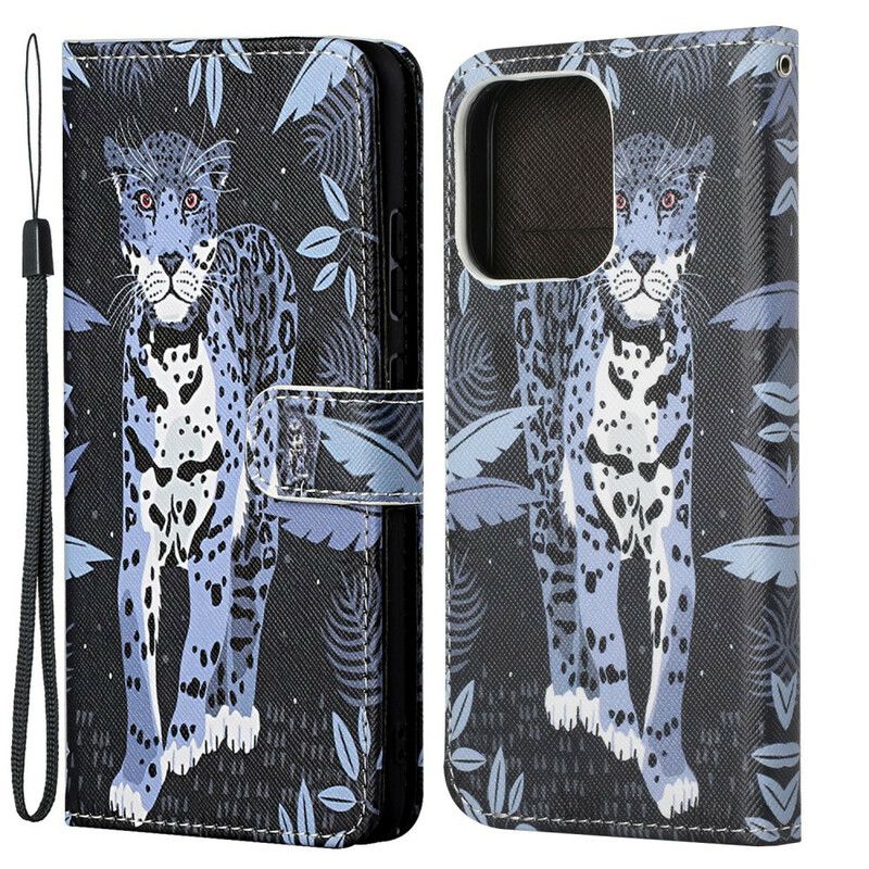 Pokrowce Iphone 13 Leopard Strappy