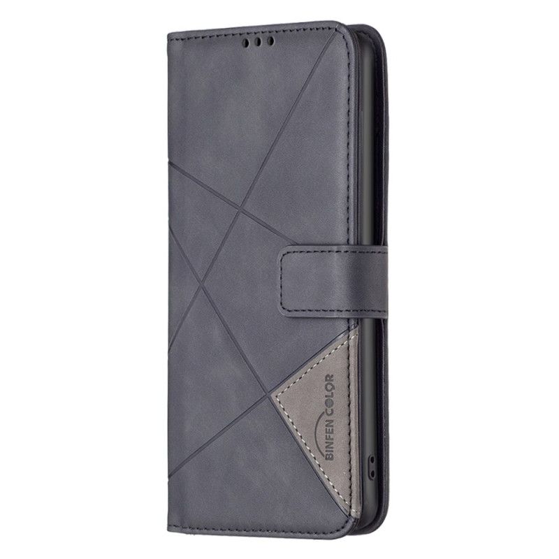 Etui Folio Do Oppo Reno 12f 5g Binfen Color Wzór Geometryczny