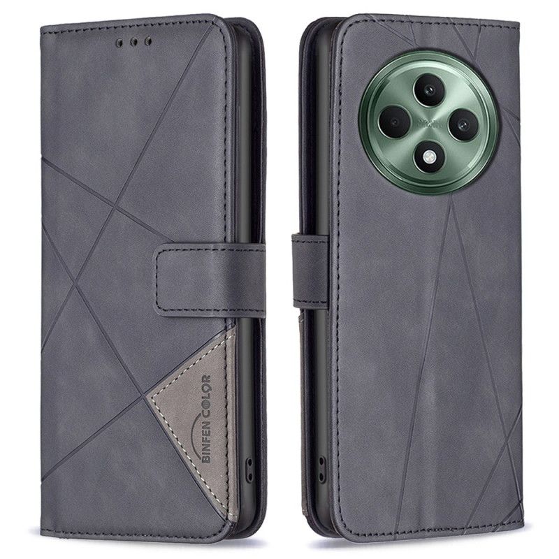 Etui Folio Do Oppo Reno 12f 5g Binfen Color Wzór Geometryczny