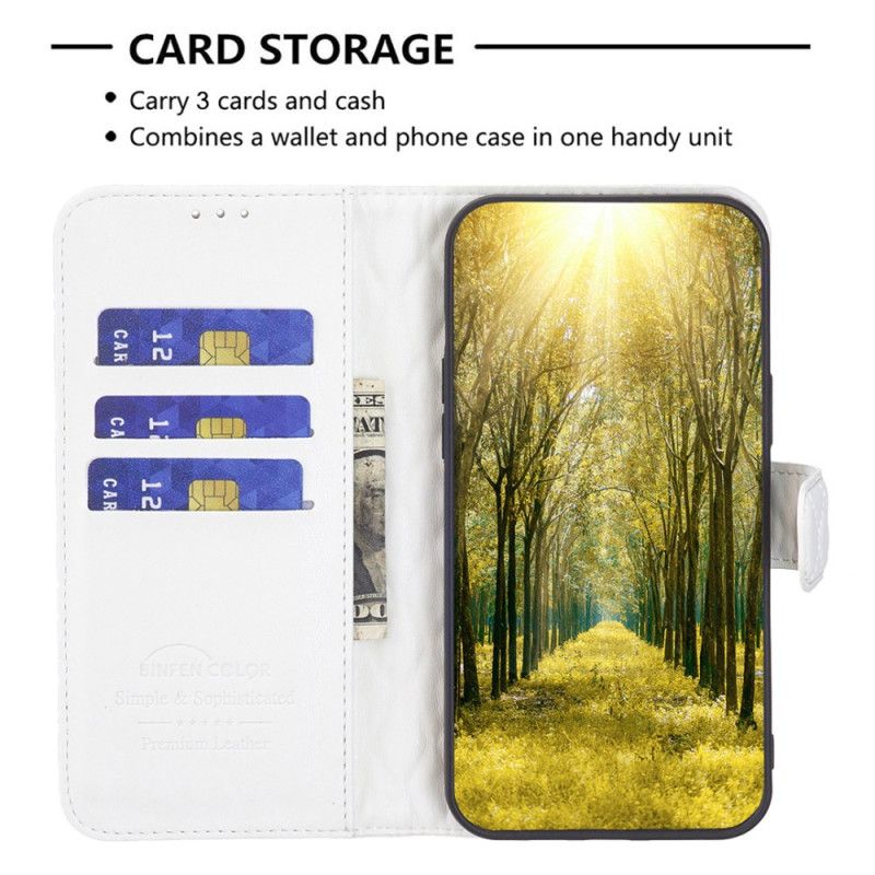 Etui Folio Do Oppo Reno 12f 5g Pikowana Binfen Kolor