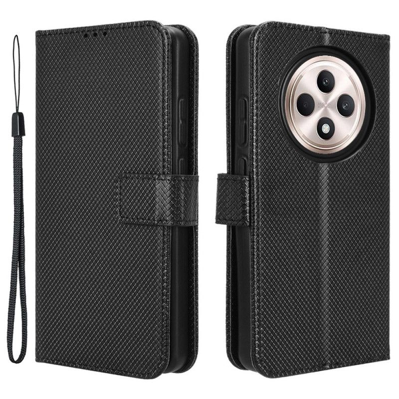 Etui Folio Do Oppo Reno 12f 5g Punkty Za Pasek