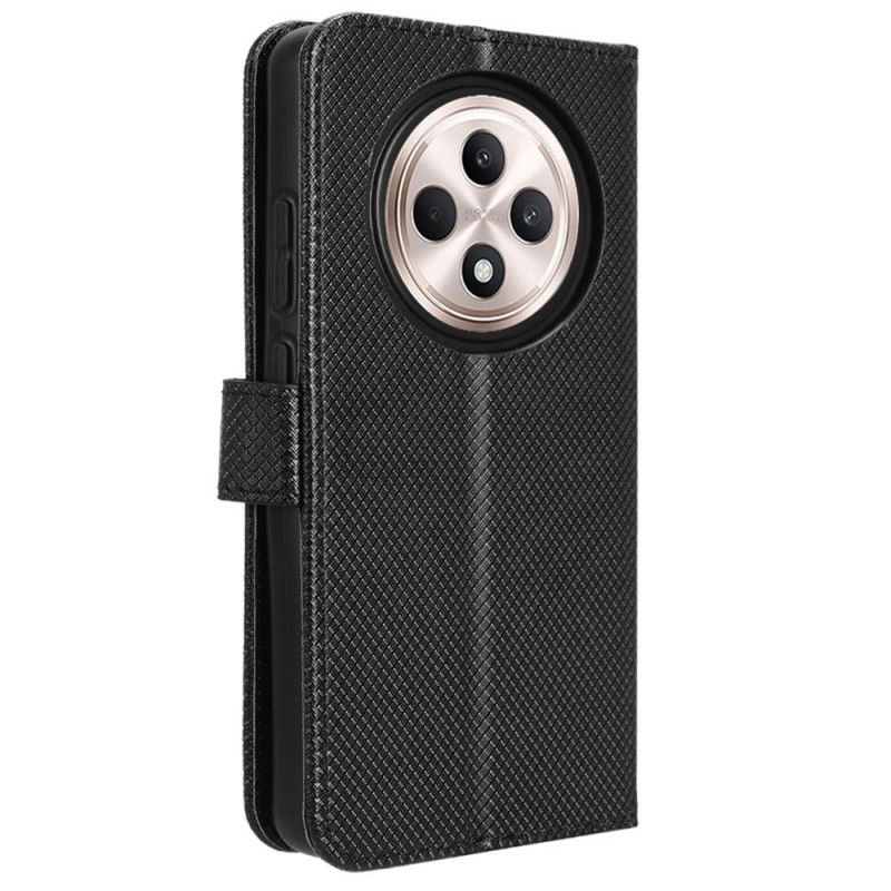 Etui Folio Do Oppo Reno 12f 5g Punkty Za Pasek