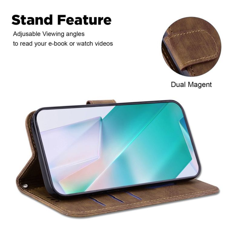 Etui Folio Do Oppo Reno 12f 5g Wzór Tygrysa