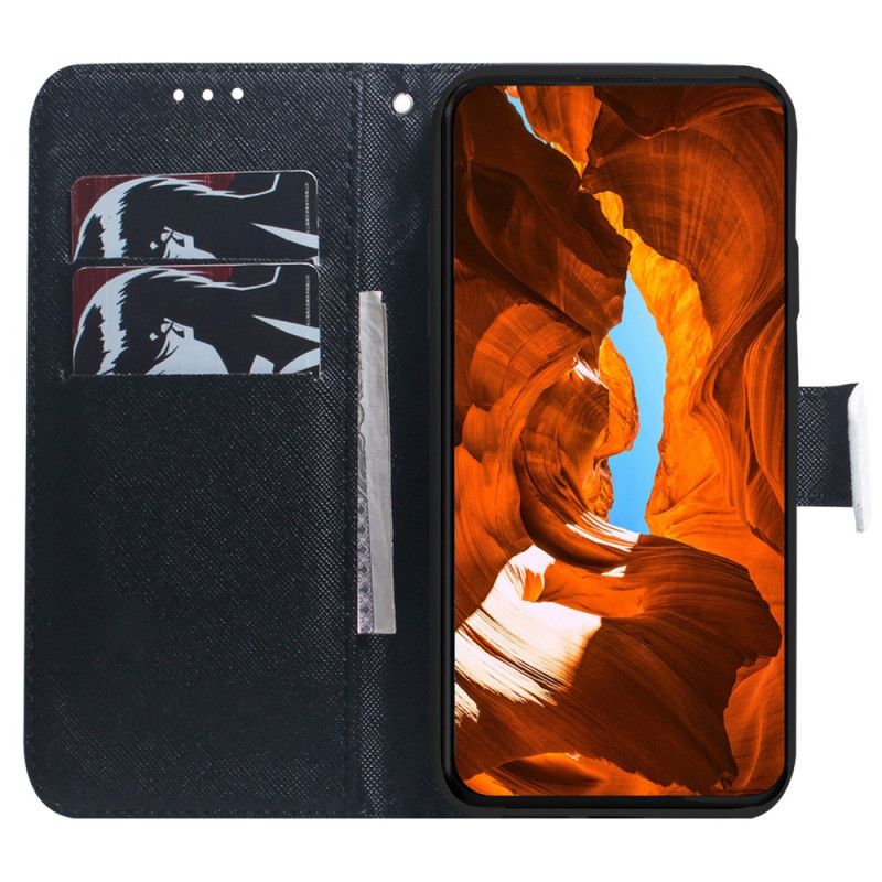 Etui Folio Oppo Reno 12f 5g Śniący Lew