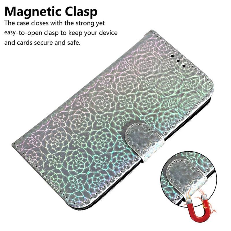 Etui Folio Oppo Reno 12f 5g Styl Dyskotekowy