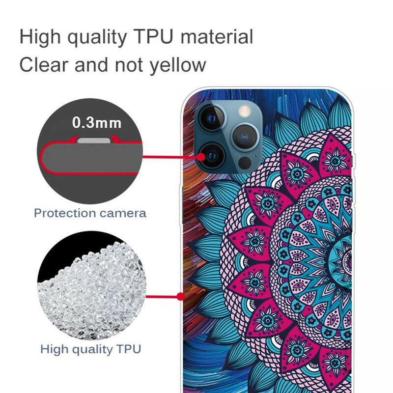 Etui Do Iphone 13 Pro Max Kolorowa Mandala