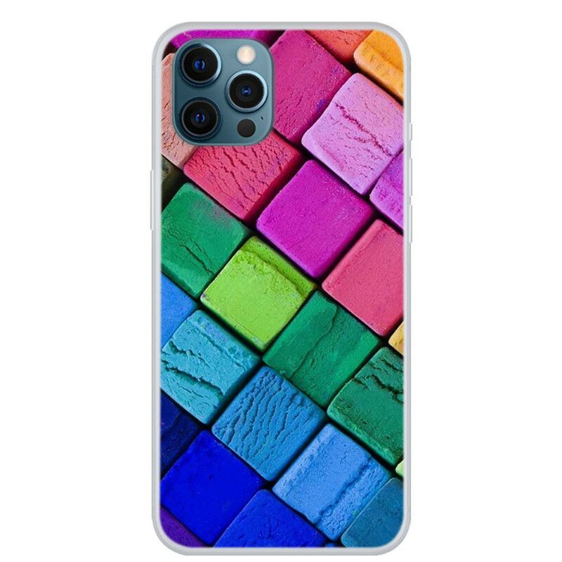 Etui Do Iphone 13 Pro Max Kolorowe Kostki