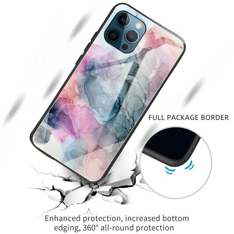 Etui Do Iphone 13 Pro Max Marmurowe Szkło Hartowane