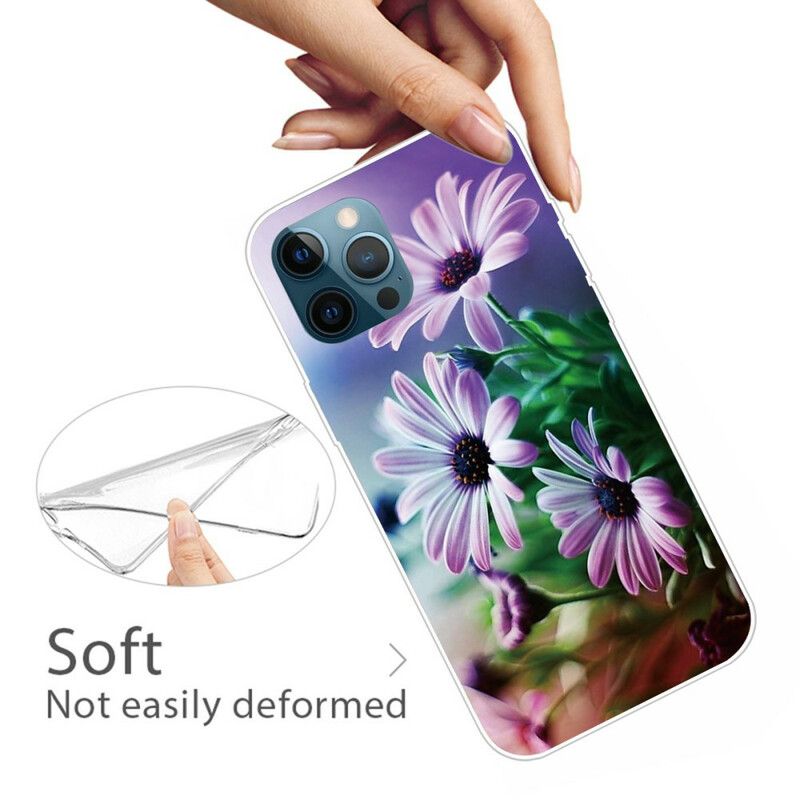 Etui Do Iphone 13 Pro Max Realistyczne Kwiaty