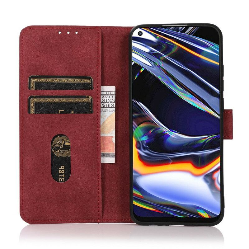 Etui Folio Do Iphone 13 Pro Max Efekt Skóry Moda Khazneh