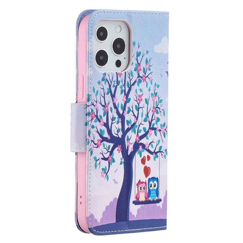 Etui Folio Do Iphone 13 Pro Max Sowy Na Huśtawce