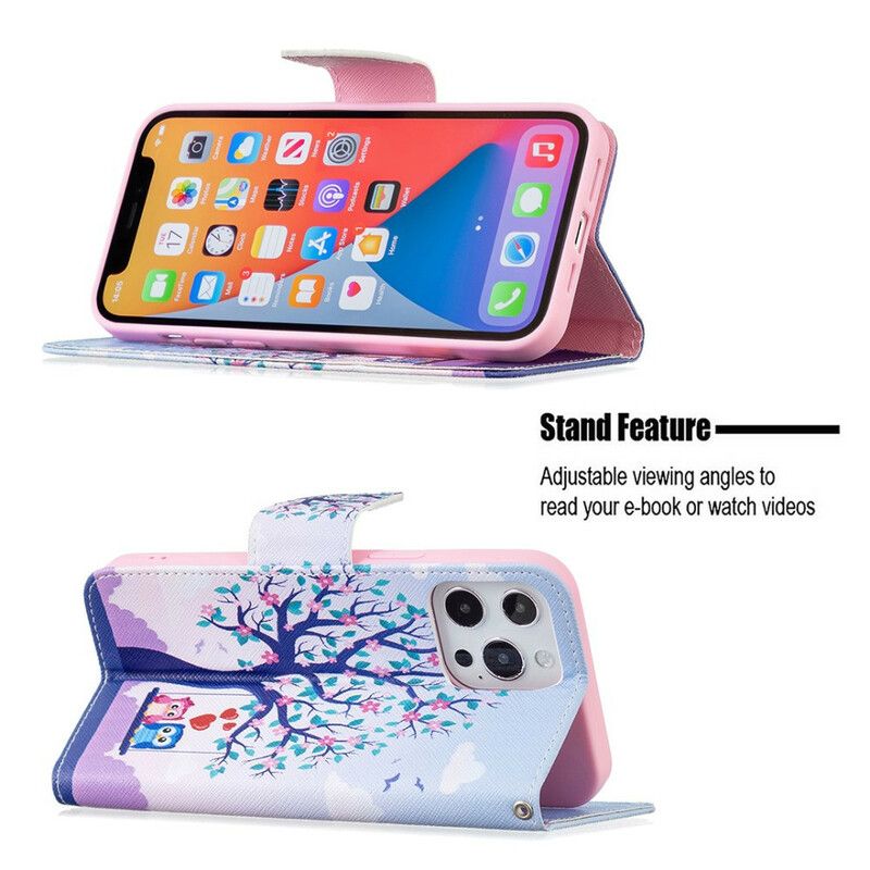 Etui Folio Do Iphone 13 Pro Max Sowy Na Huśtawce